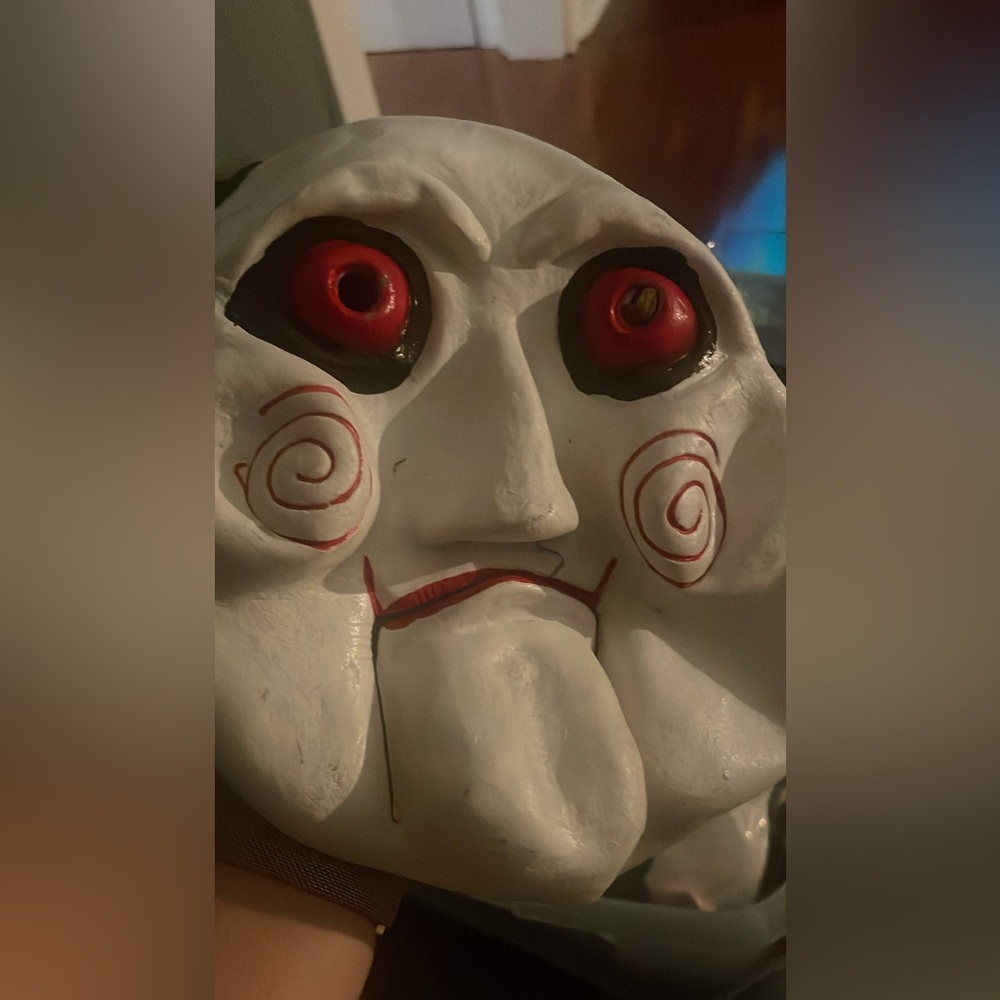 Billy Mask like Creepy White and Red Mask